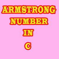 armstrong number program